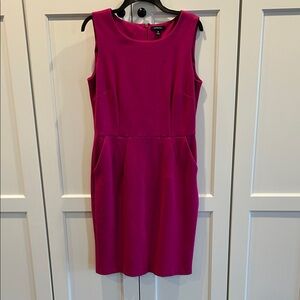 Lands' End Fuchsia Sleeveless Mini Dress